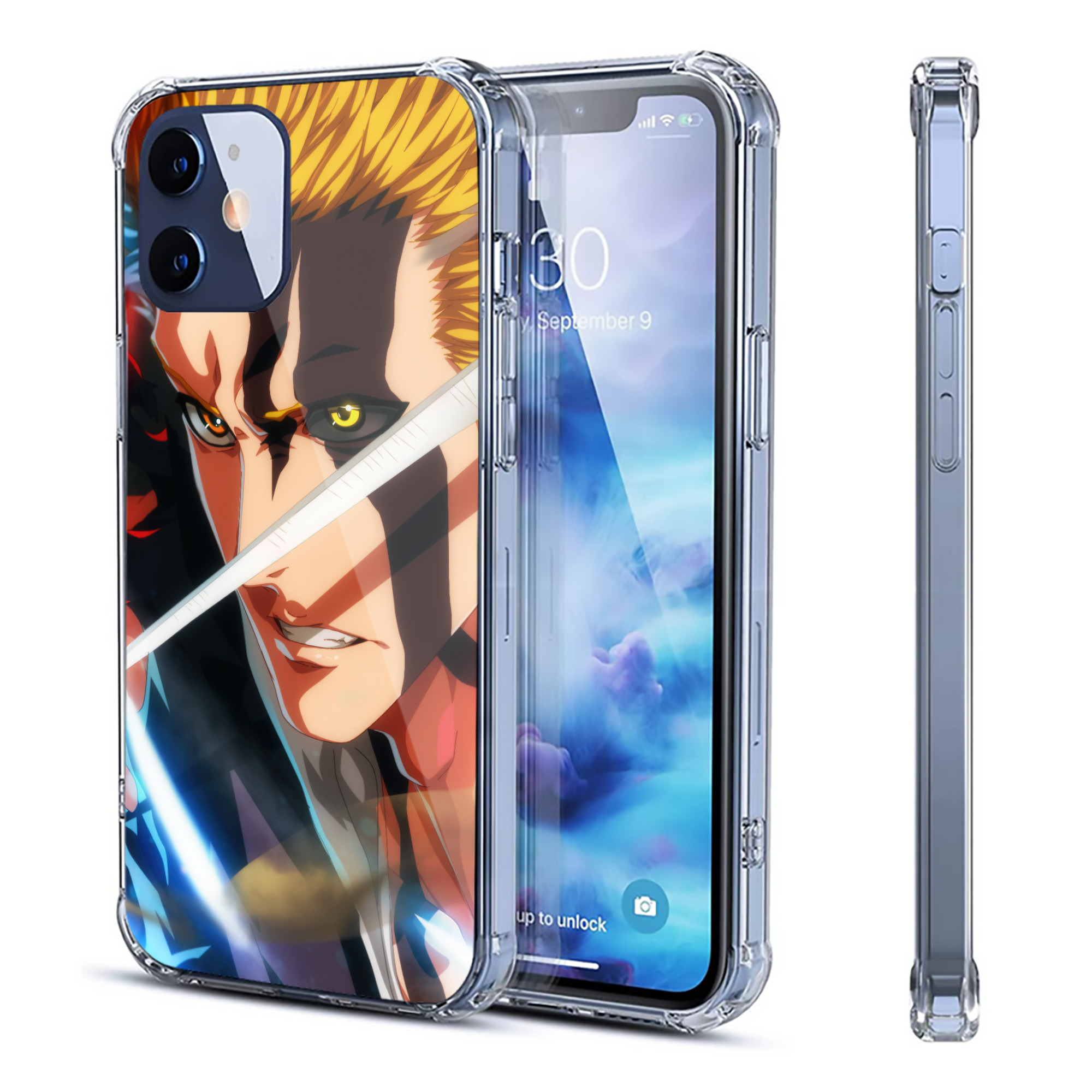 （画像用） ブリーチ BLEACH 【iPhone 12シリーズ対応】透明スマホケース（クリアソフトケース）